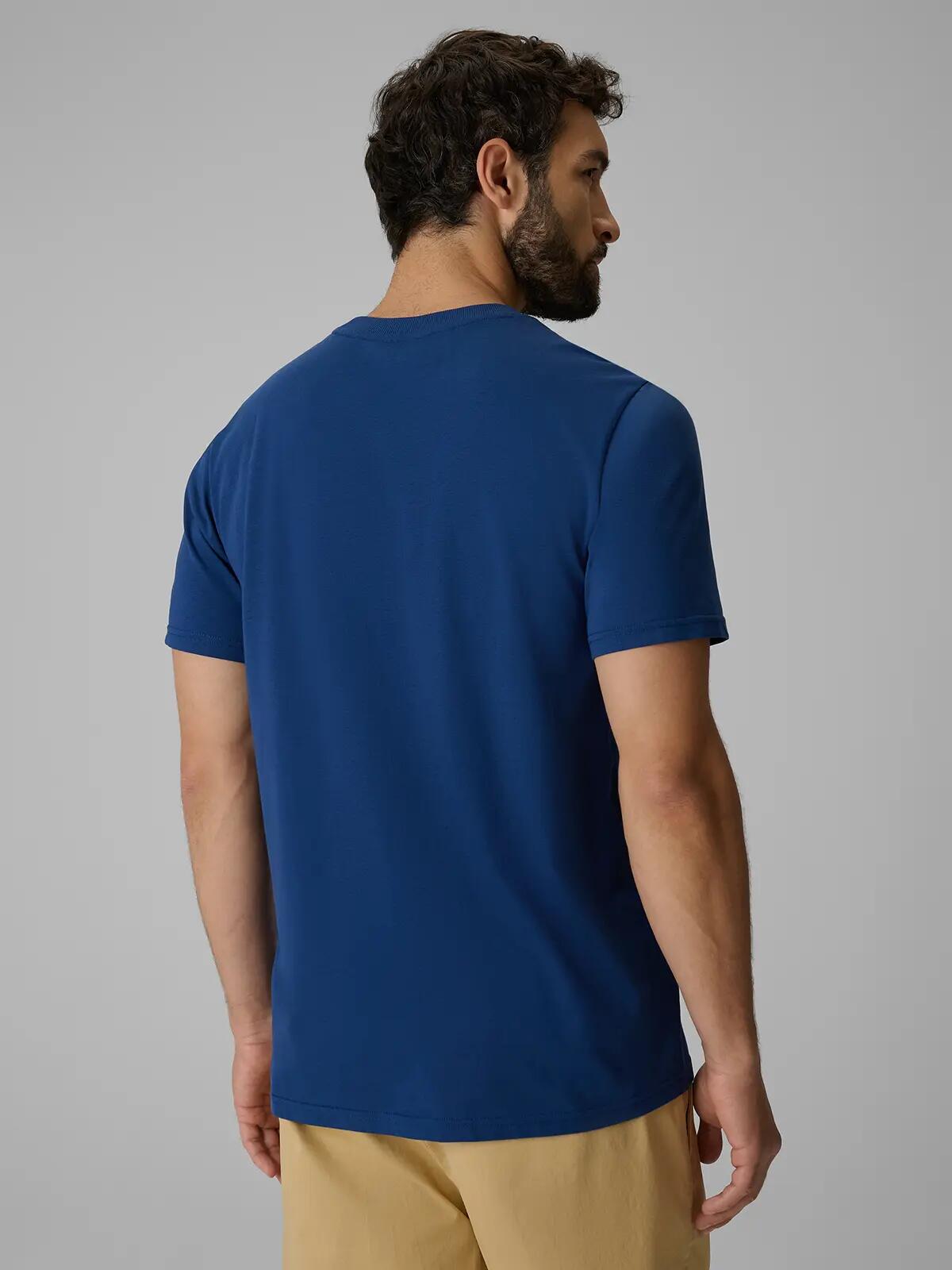 4F T-shirt regular z nadrukiem męski 4/4