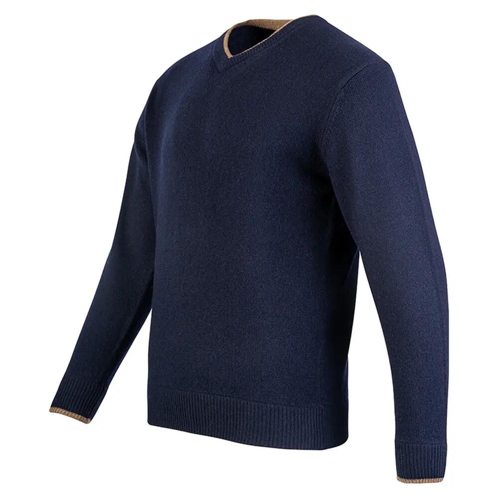 Pull ASHCOMBE Homme (Bleu Marine) 3/4