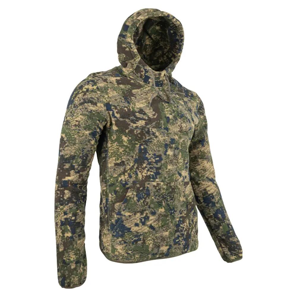 Kapuzenpullover für , Fleece Herren Grün/Braun 4/4