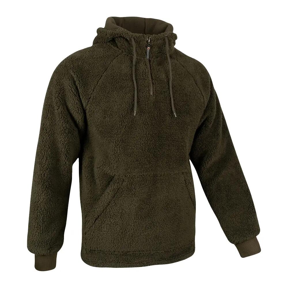 Sweat À Capuche Homme (Olive Foncé) 4/6