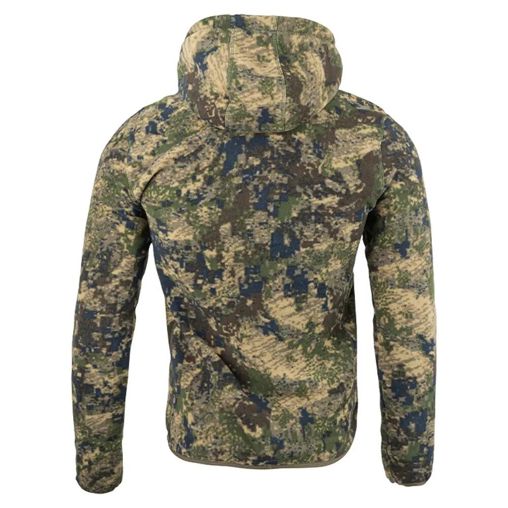 Kapuzenpullover für , Fleece Herren Grün/Braun 2/4
