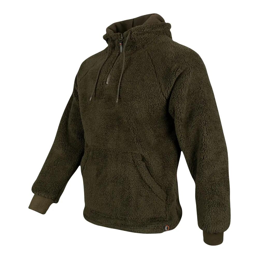 Sweat À Capuche Homme (Olive Foncé) 3/6