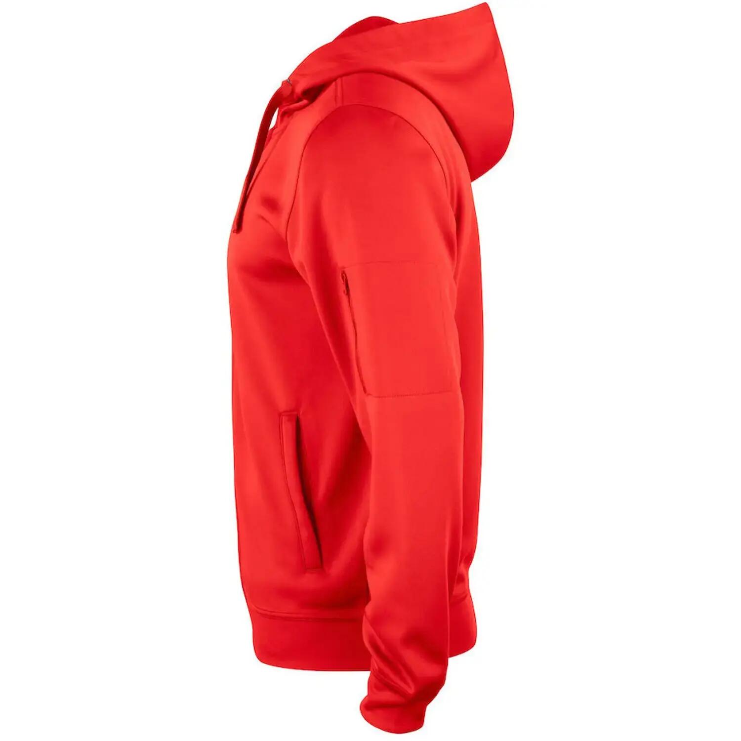 Veste À Capuche BASIC ACTIVE Homme (Rouge) 3/4