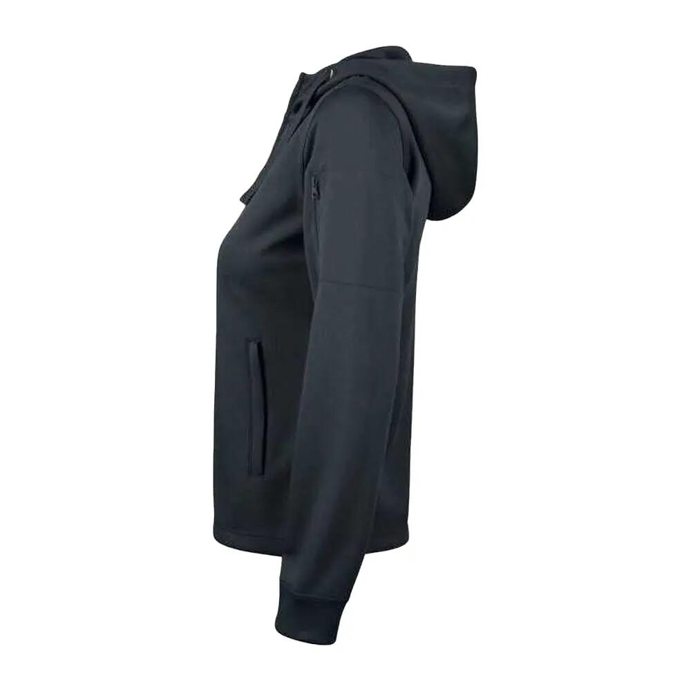 Veste À Capuche BASIC Femme (Noir) 3/4