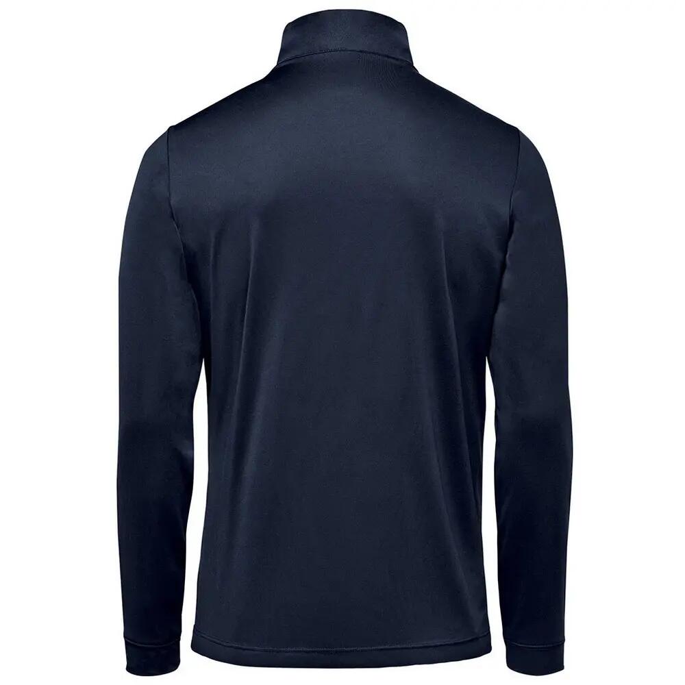 Mens Monterey Quarter Zip Jumper (Navy) 2/3