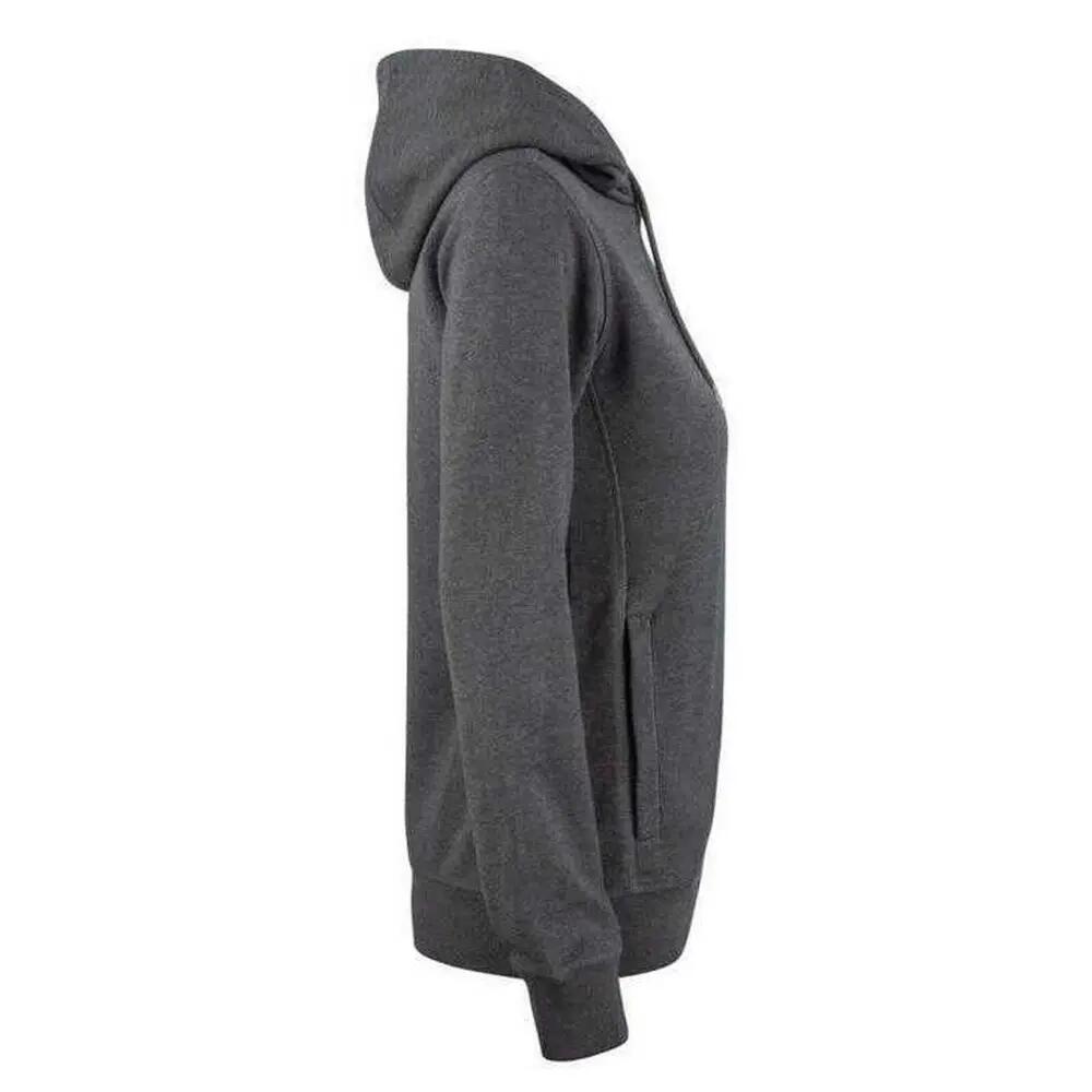 Sweat À Capuche PREMIUM Femme (Anthracite Chiné) 4/4
