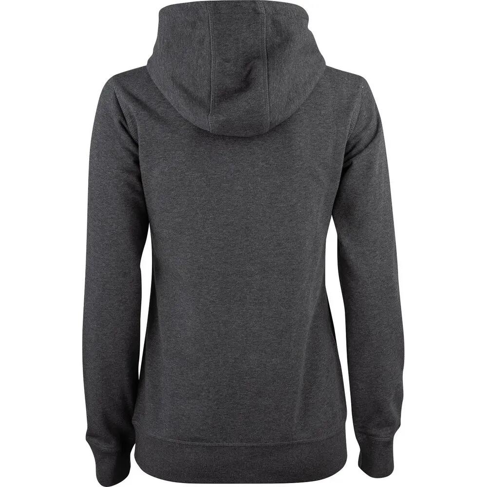 Sweat À Capuche PREMIUM Femme (Anthracite Chiné) 2/4