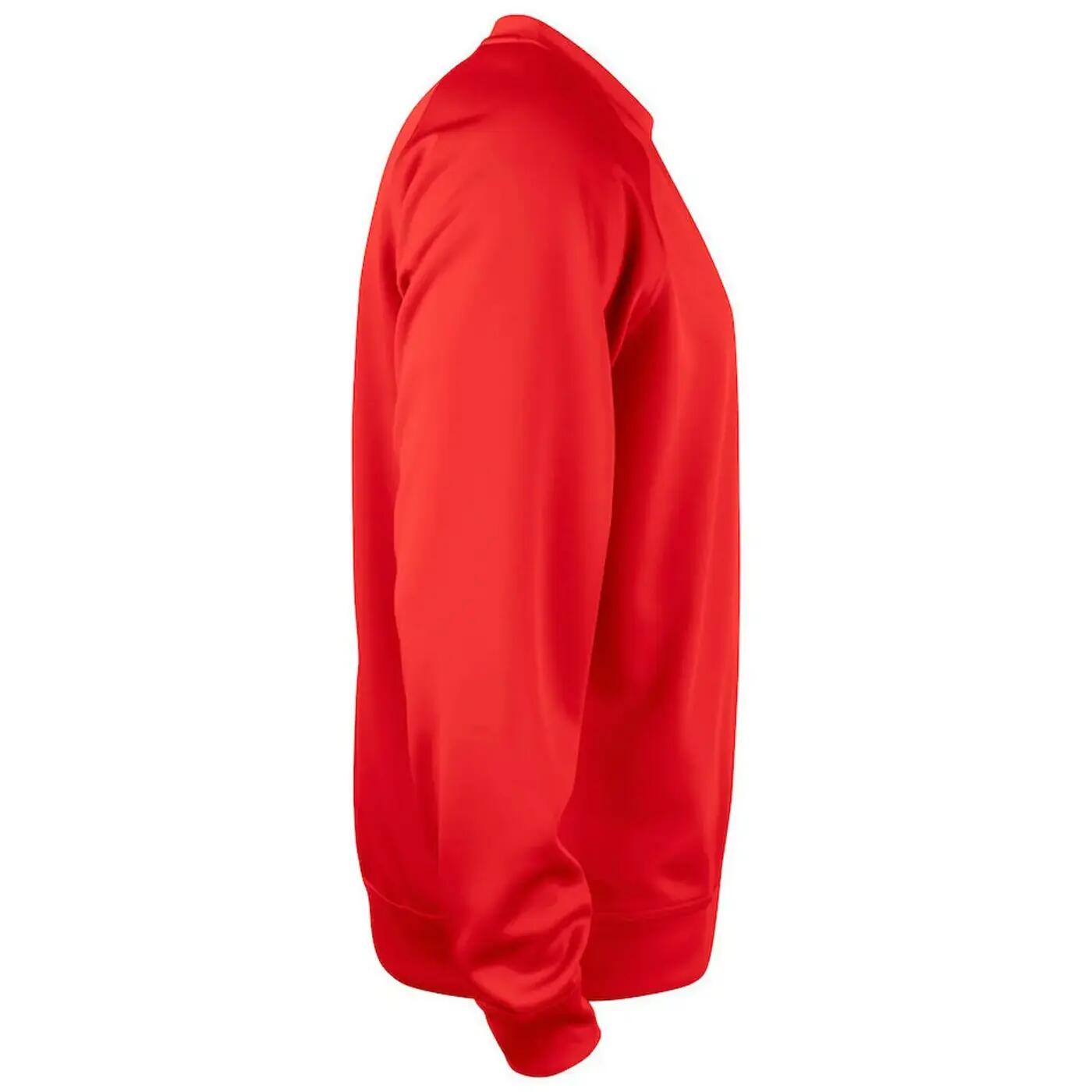 Sweat Manches Raglan Adulte (Rouge) 4/4