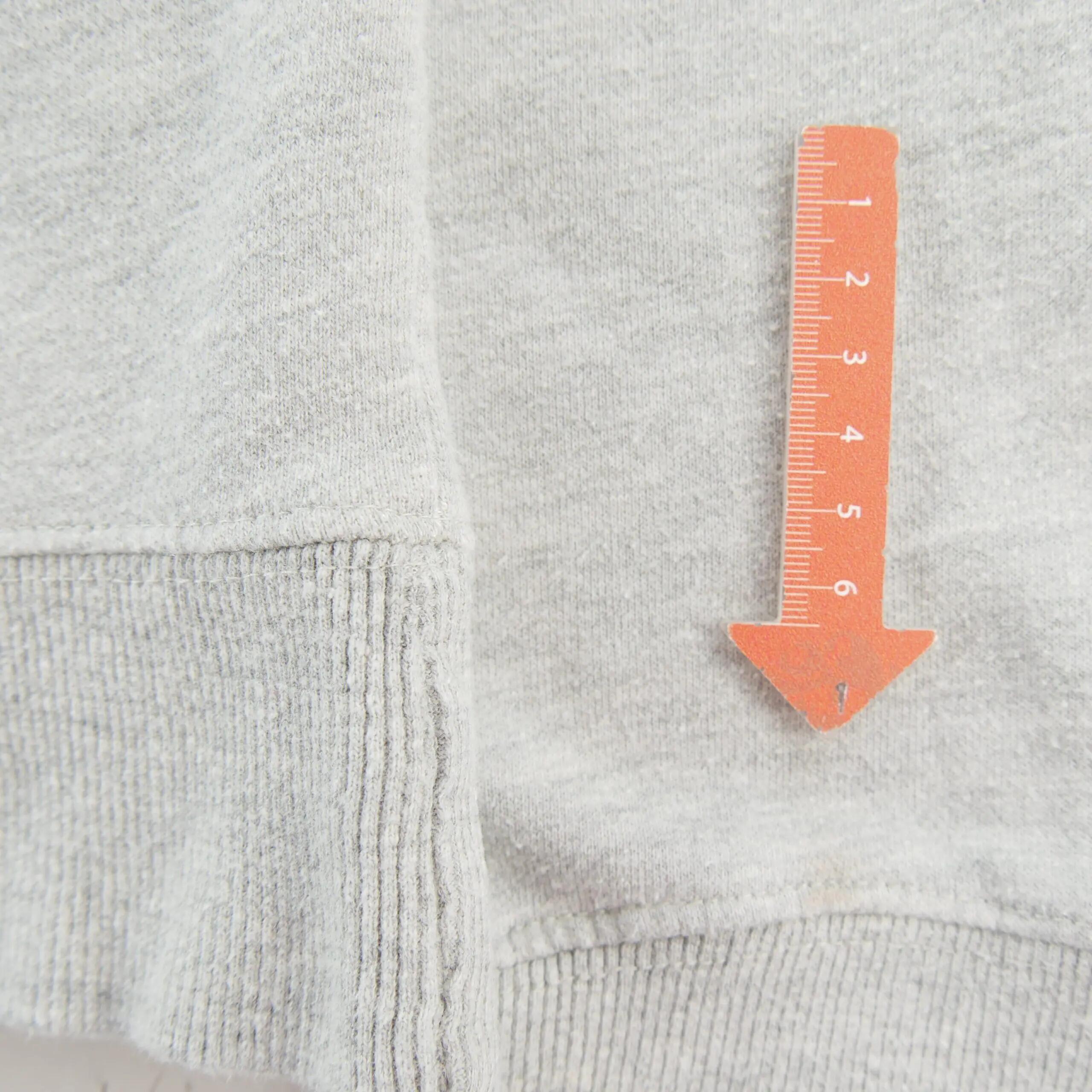 Tweedehands - Heren Sweatshirt Logo Script geborduurd Grijs - Goede staat 9/11