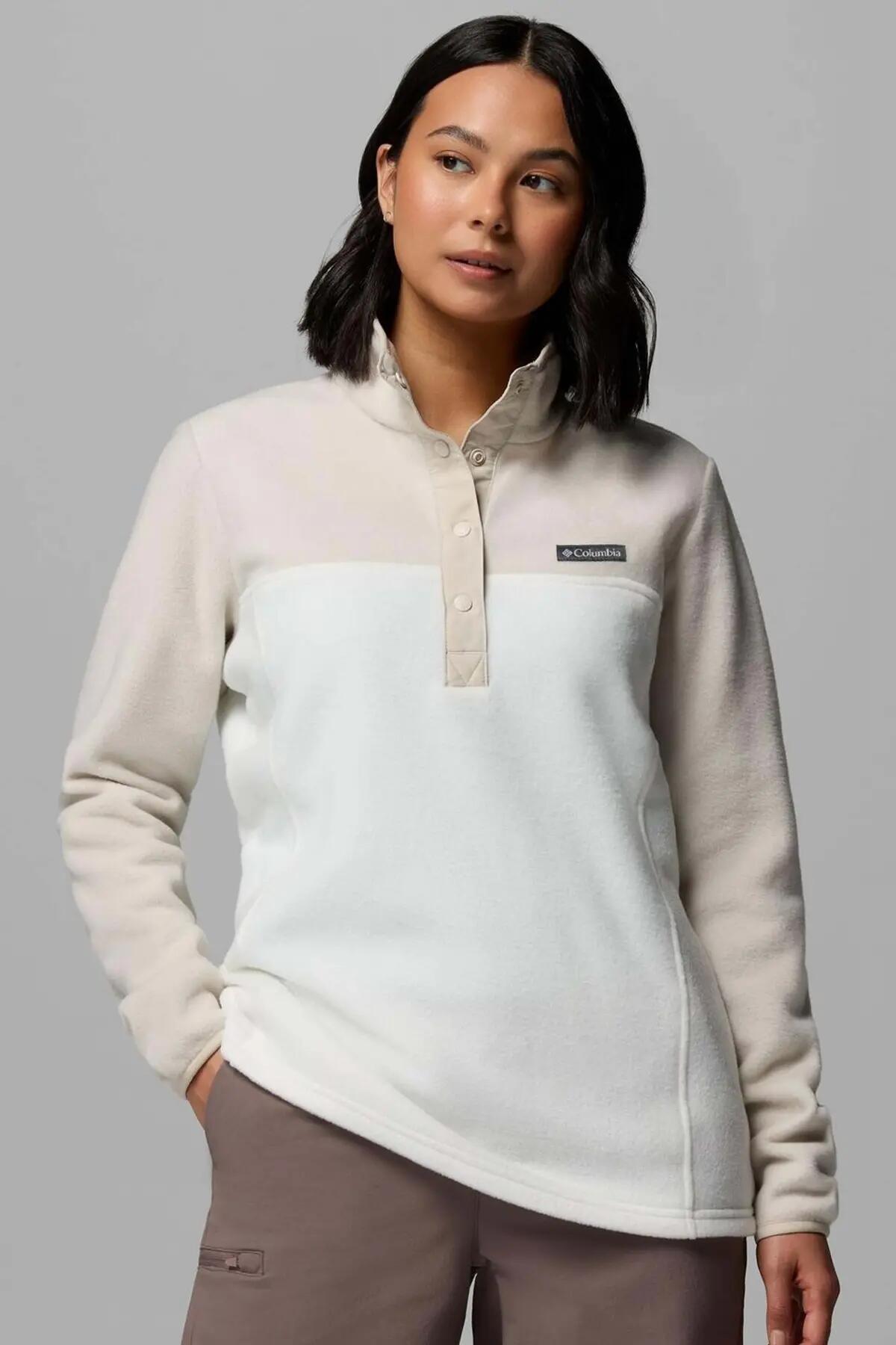 Columbia Benton Springs 1/2 Snap P Sweatshirt Pink 5/5