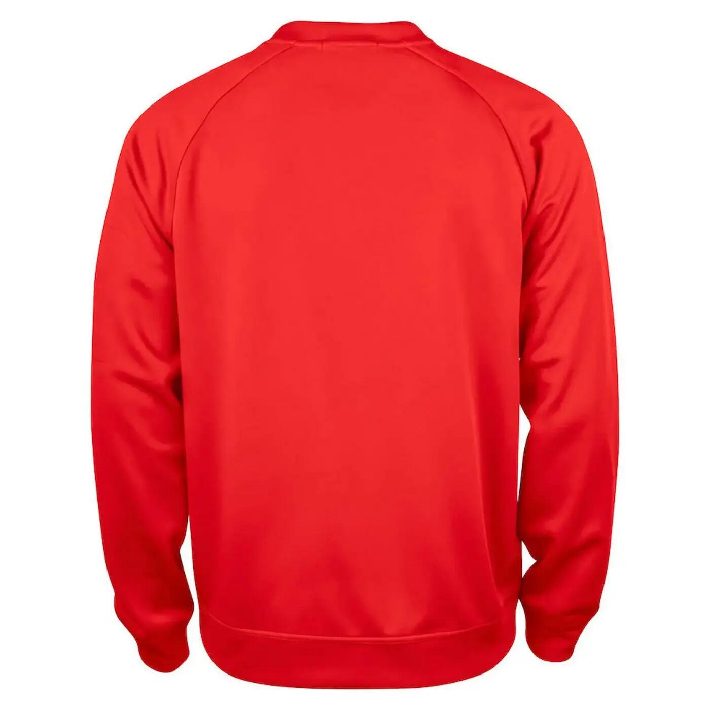 Sweat Manches Raglan Adulte (Rouge) 2/4
