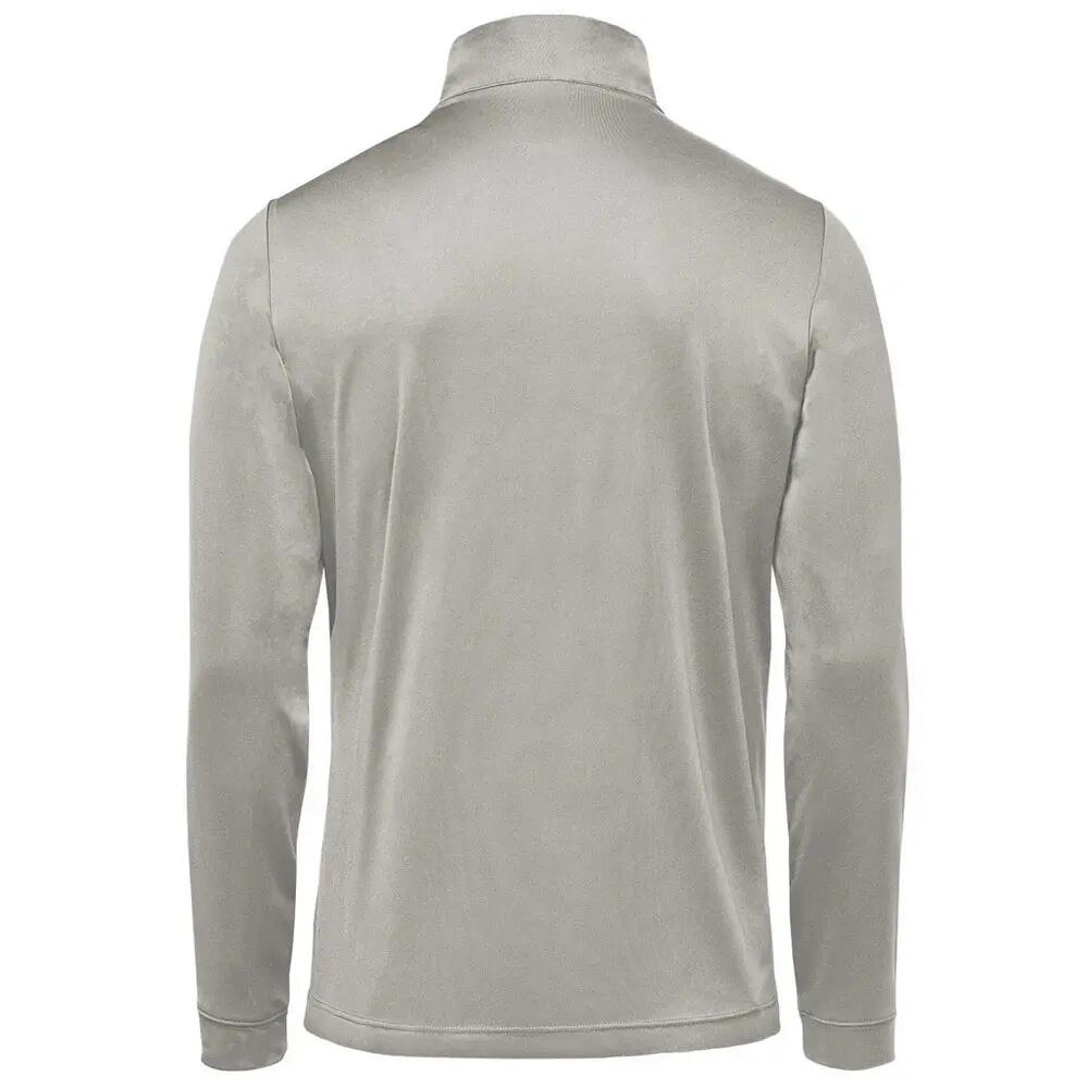 "Monterey" Pullover für , mit kurzem Reißverschluss Herren Stahlgrau 2/3