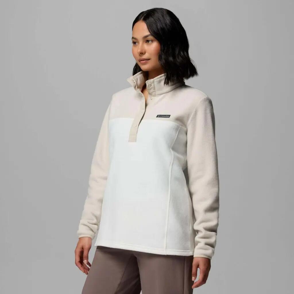 Columbia Benton Springs 1/2 Snap P Sweatshirt Pink 3/5