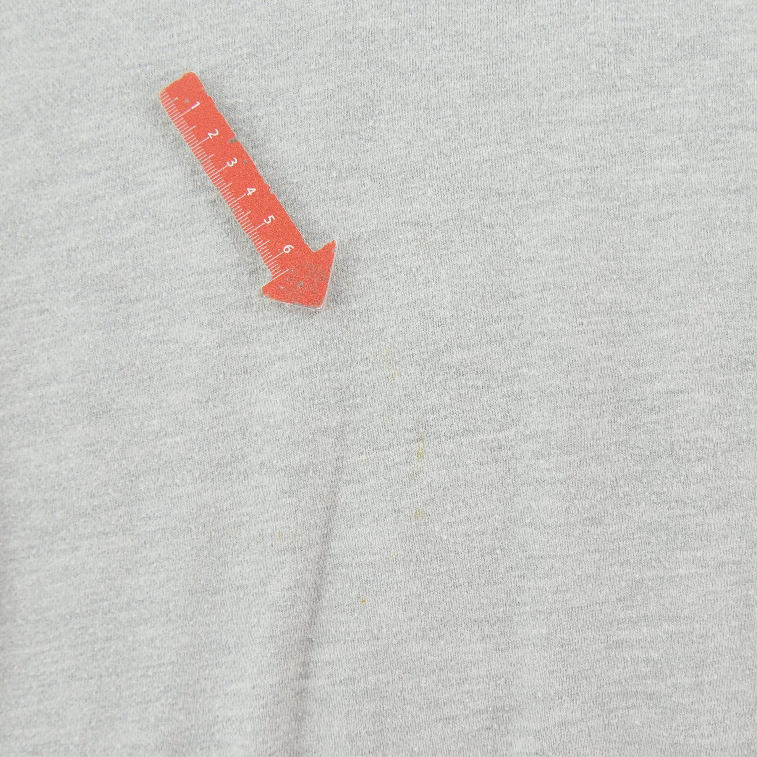 Tweedehands - Heren Sweatshirt Logo Script geborduurd Grijs - Goede staat 6/11