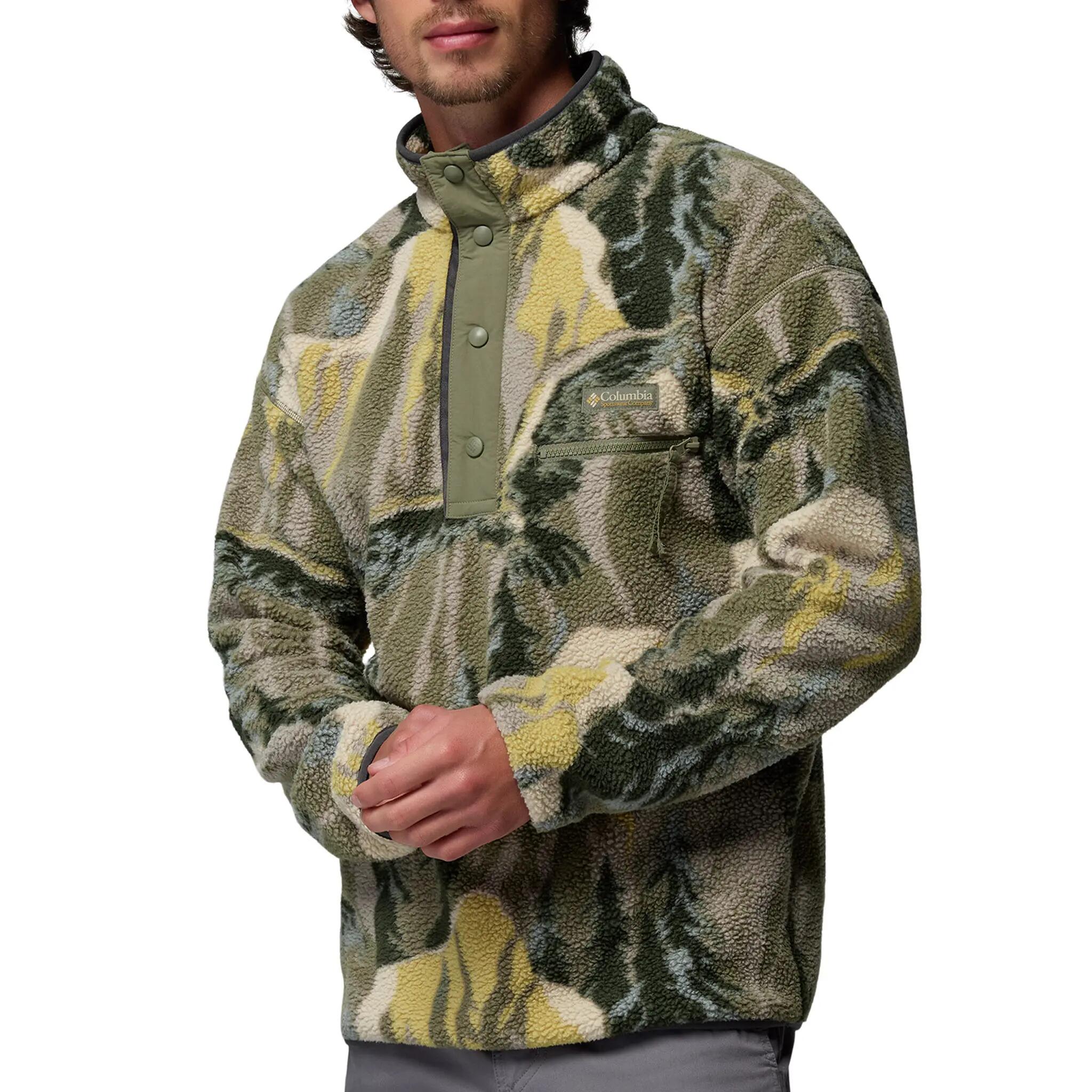 Fleecepullover wärmend Herren - Helvetia™ II Printed Half Snap Fleece 3/6
