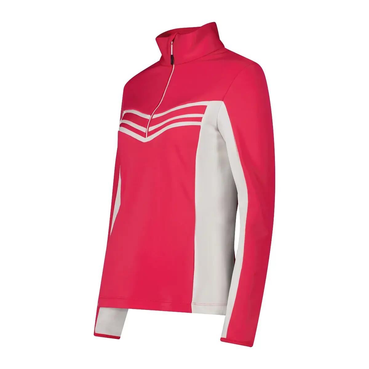 Fleece z kontrastowymi detalami damski CMP Stretch Performance 3/4