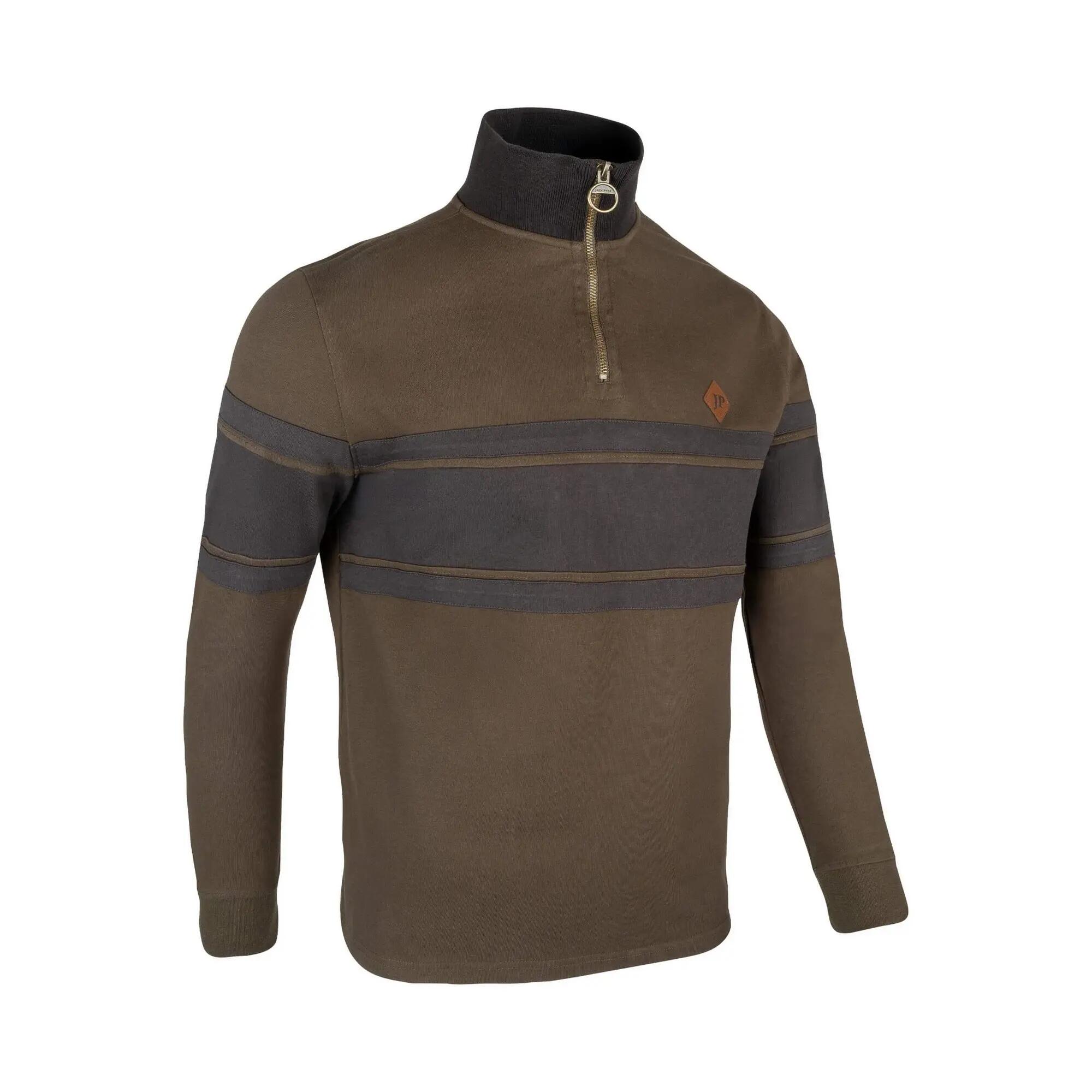 Sweat Motif/style Panneau Contrasté Homme (Vert) 3/4