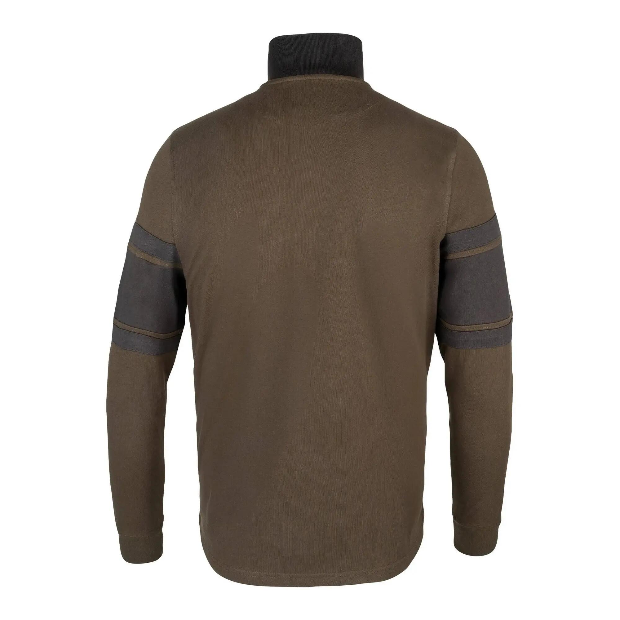 Sweat Motif/style Panneau Contrasté Homme (Vert) 2/4