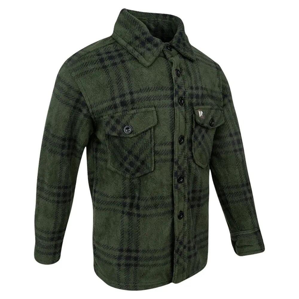 Hemd für , Dickes Fleece Kinder Grün 4/5