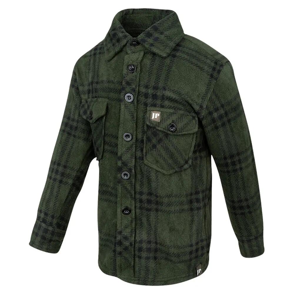 Hemd für , Dickes Fleece Kinder Grün 3/5