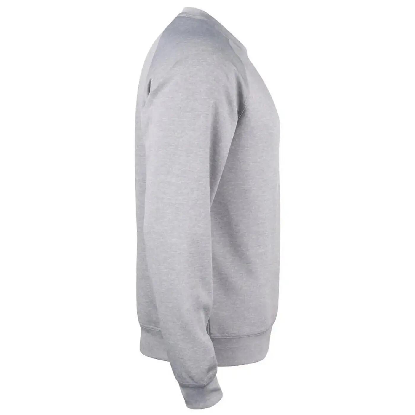 Sweat Manches Raglan Adulte (Gris Chiné) 4/4