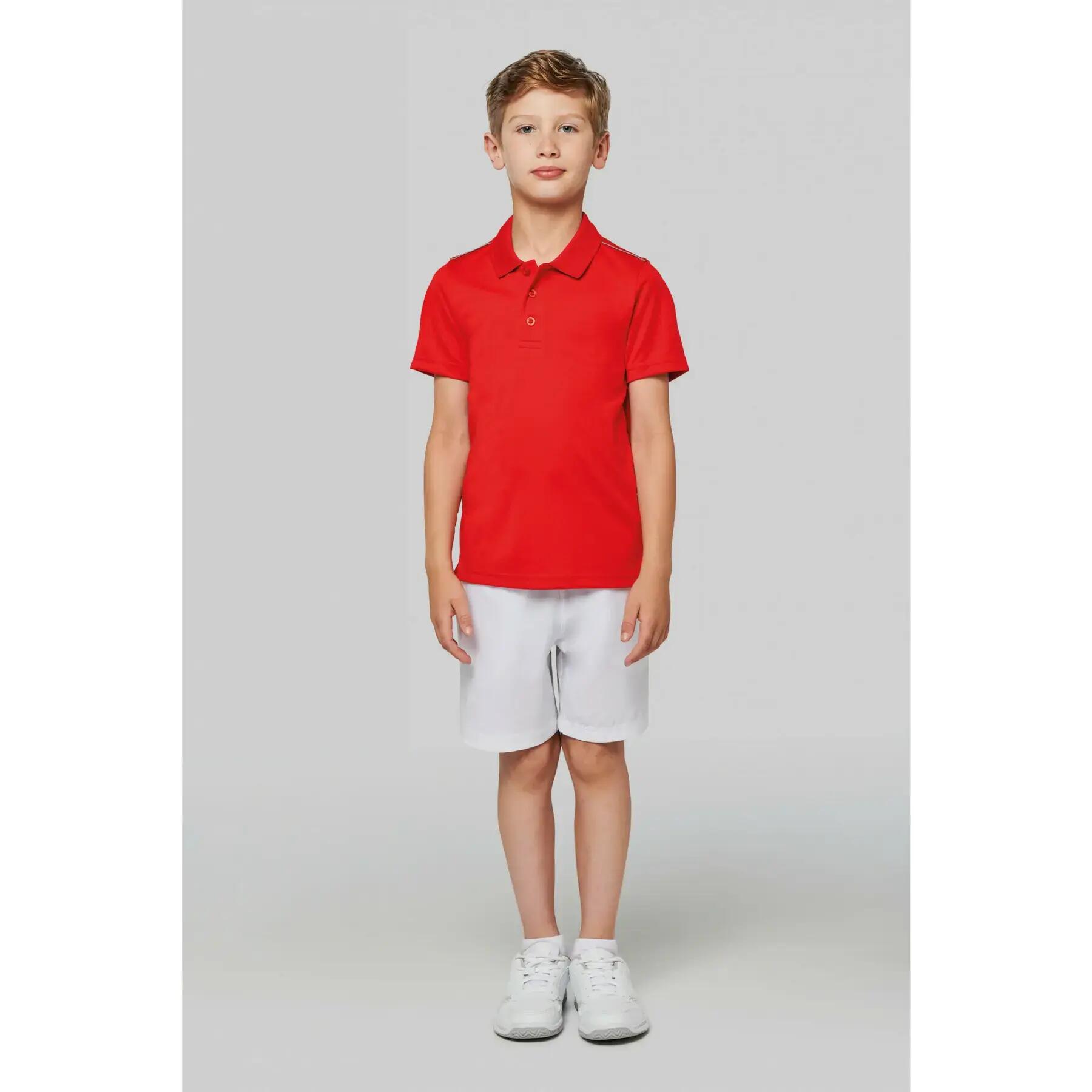 Polo bambino a maniche corte Proact polyester 3/6