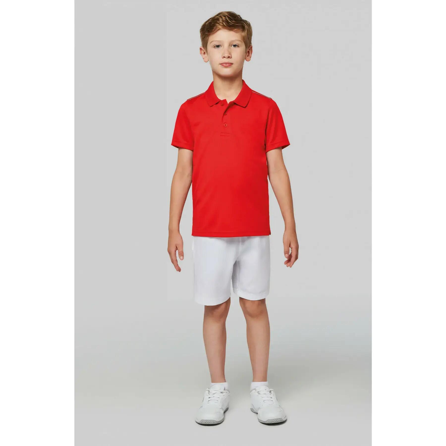 Polo bambino a maniche corte Proact polyester 2/6