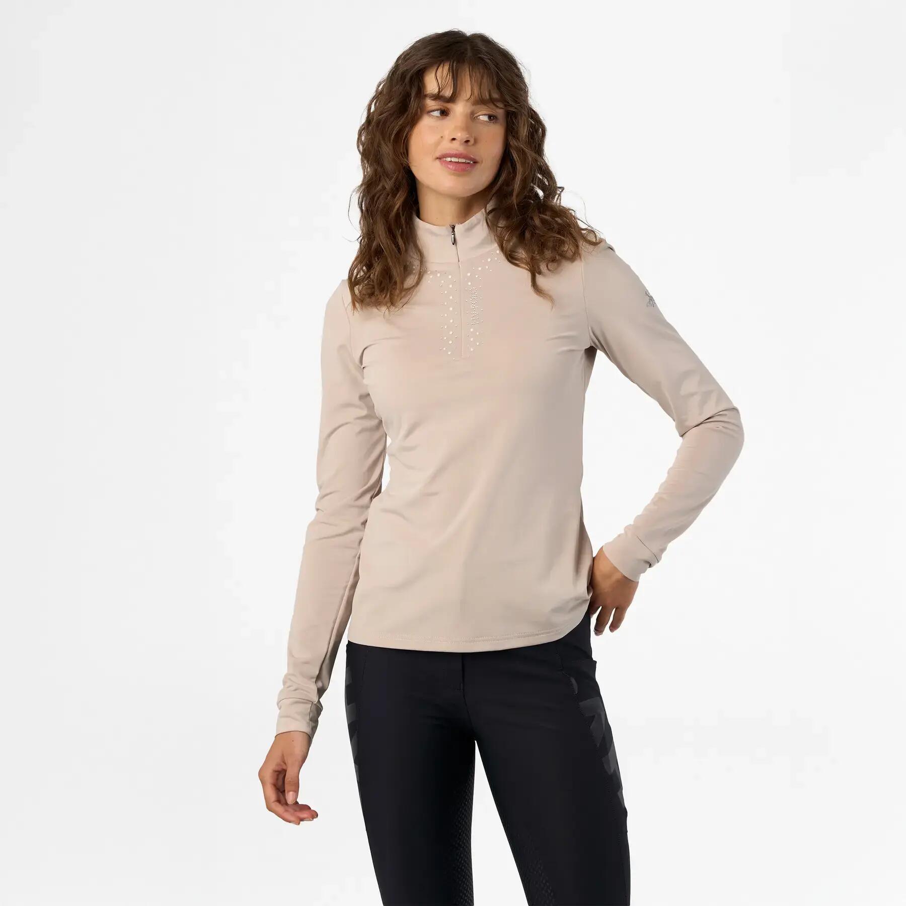 Maillot équitation manches longues femme HV Polo Orlanda 2/3