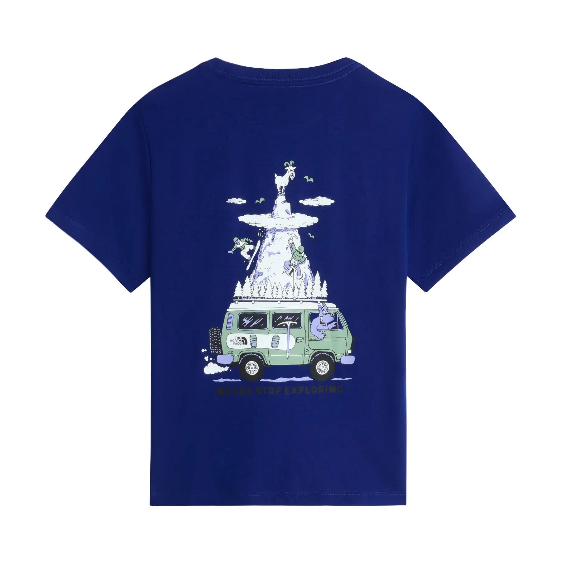 T-shirt de sport extérieur pour garçons THE NORTH FACE 2/5