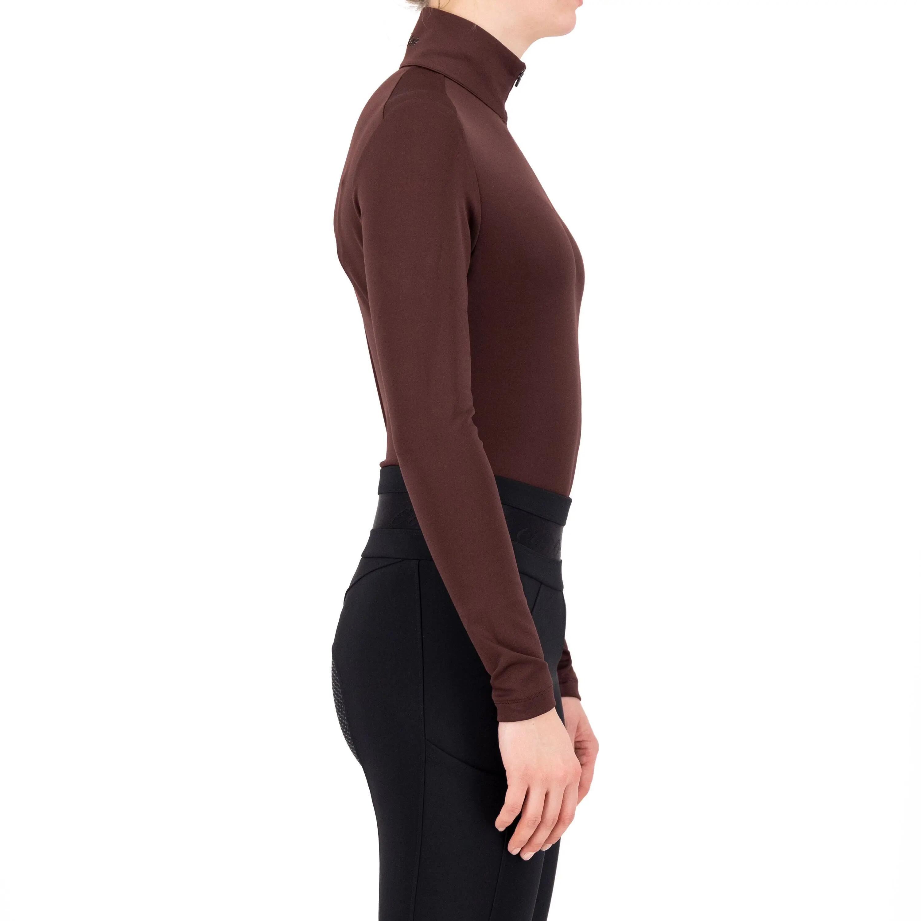 Polo d'équitation manches longues femme Euro-Star Olivia 4/6