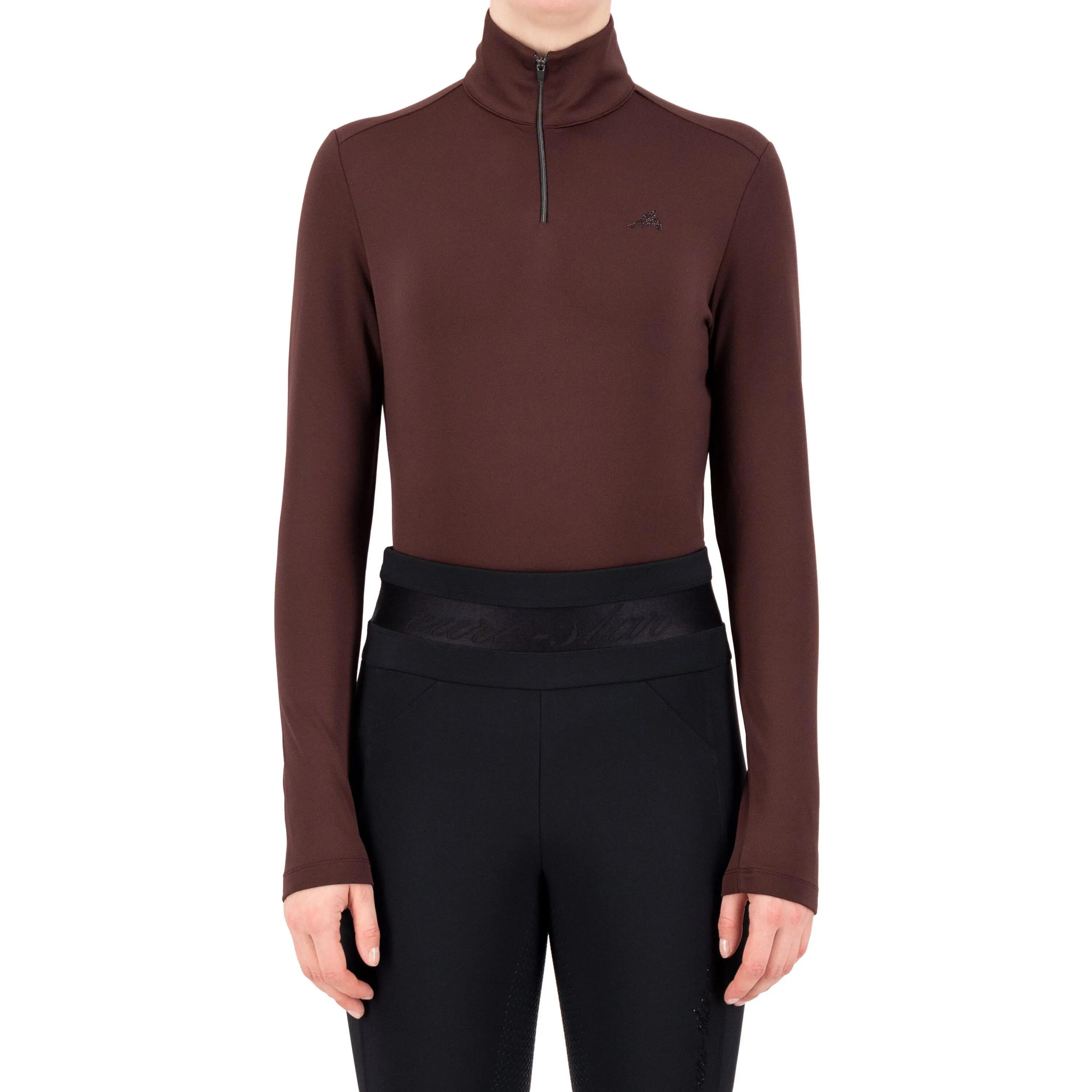 Polo d'équitation manches longues femme Euro-Star Olivia 3/6