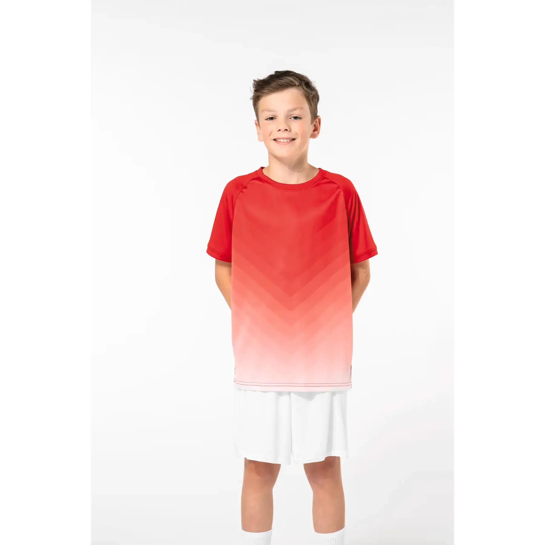 Kindershirt van polyester met sublimatieprint Proact 2/5