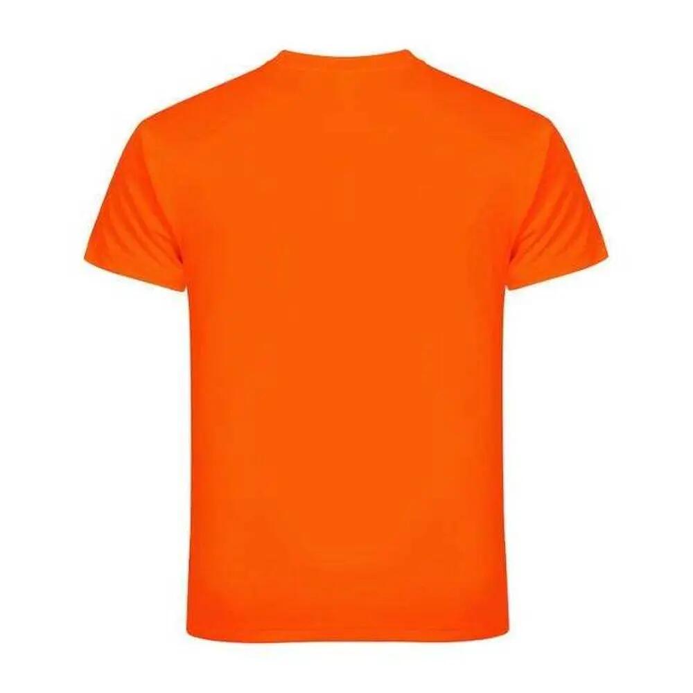Tshirt BASIC ACTIVE Homme (Orange Fluo) 2/4
