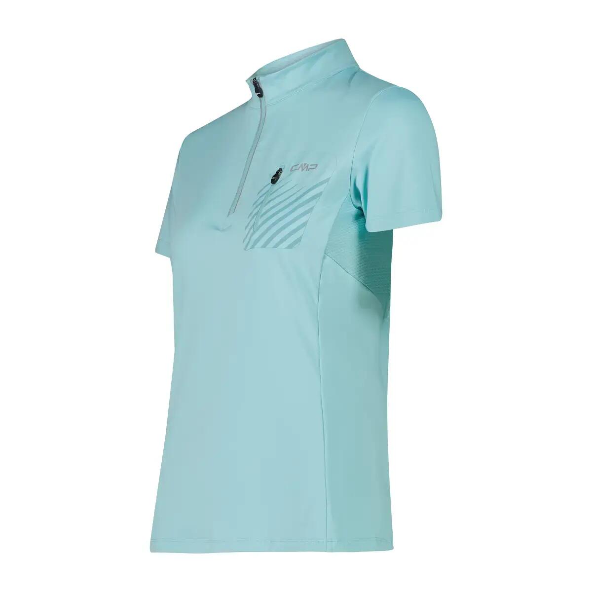 T-shirt ½ zip z kieszenią damski CMP 3/4