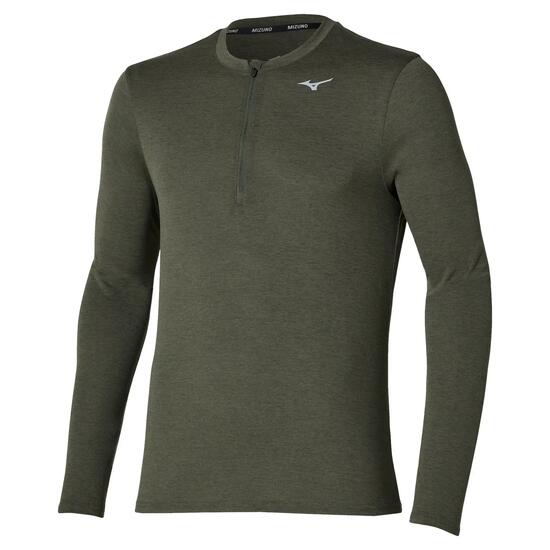Haut d'entraînement half zip Mizuno Impulse