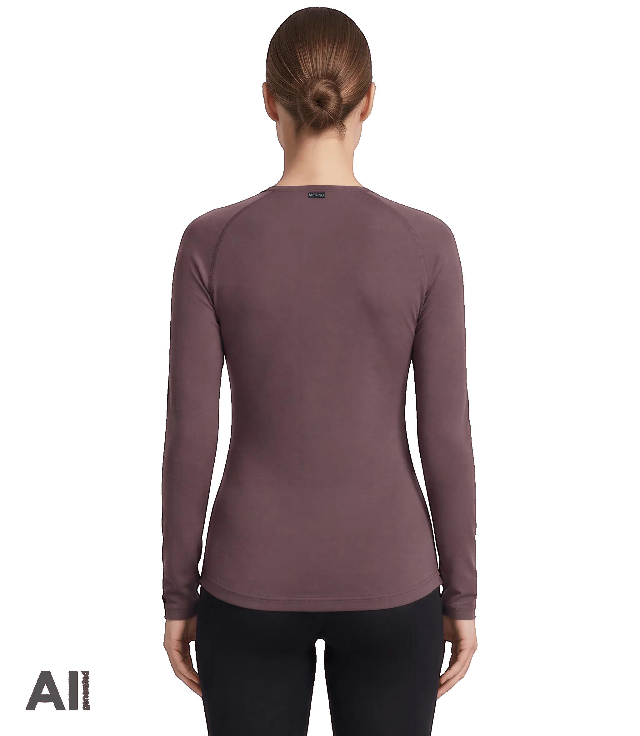 W SHIRT L/S TRANSTEX MERINO 200 4/4
