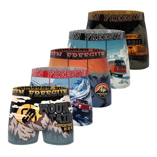Lot de 5 boxers junior collection Vintage Winter