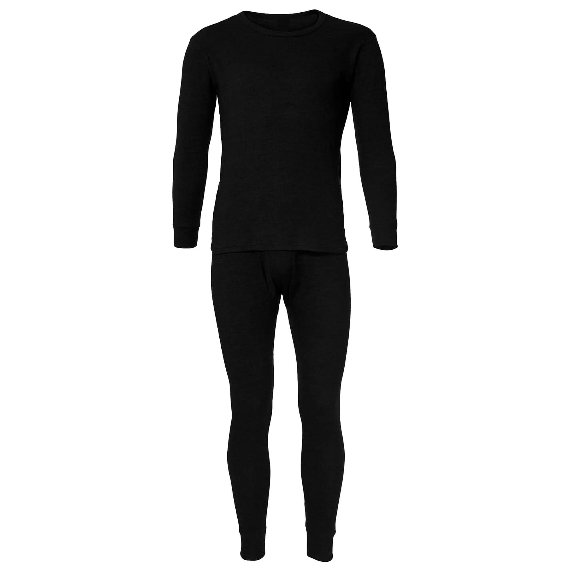 Herren Skiunterwäsche Set Wandern, lange Funktionsunterwäsche mit Innenfleece 3/5