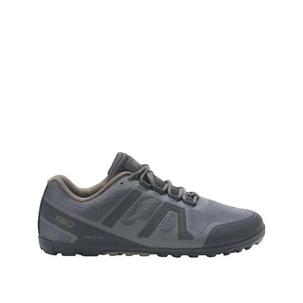 Trail Schuhe Xero Shoes Modell wasserdicht Grau