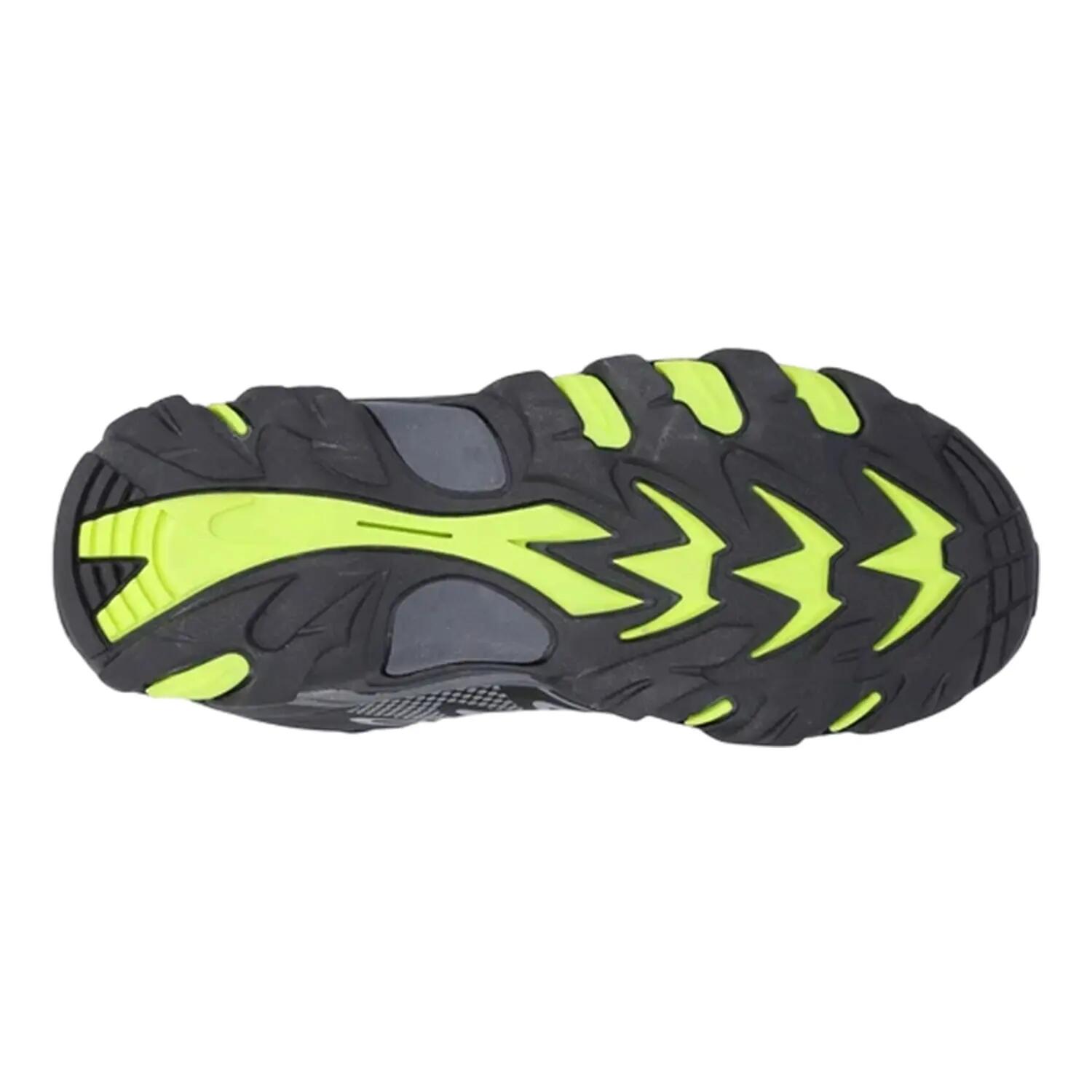Chaussures Montantes De Randonnée JACKDAW Enfant (Noir / Vert Clair Vif) 5/5