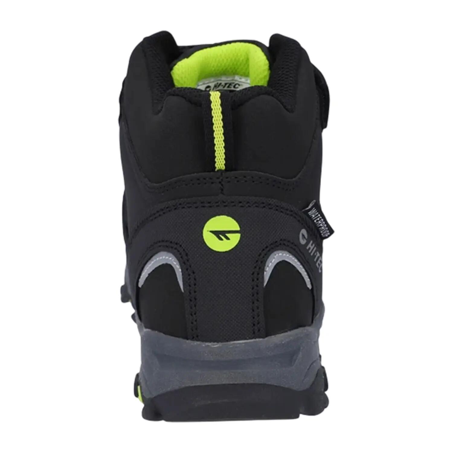 Chaussures Montantes De Randonnée JACKDAW Enfant (Noir / Vert Clair Vif) 2/5