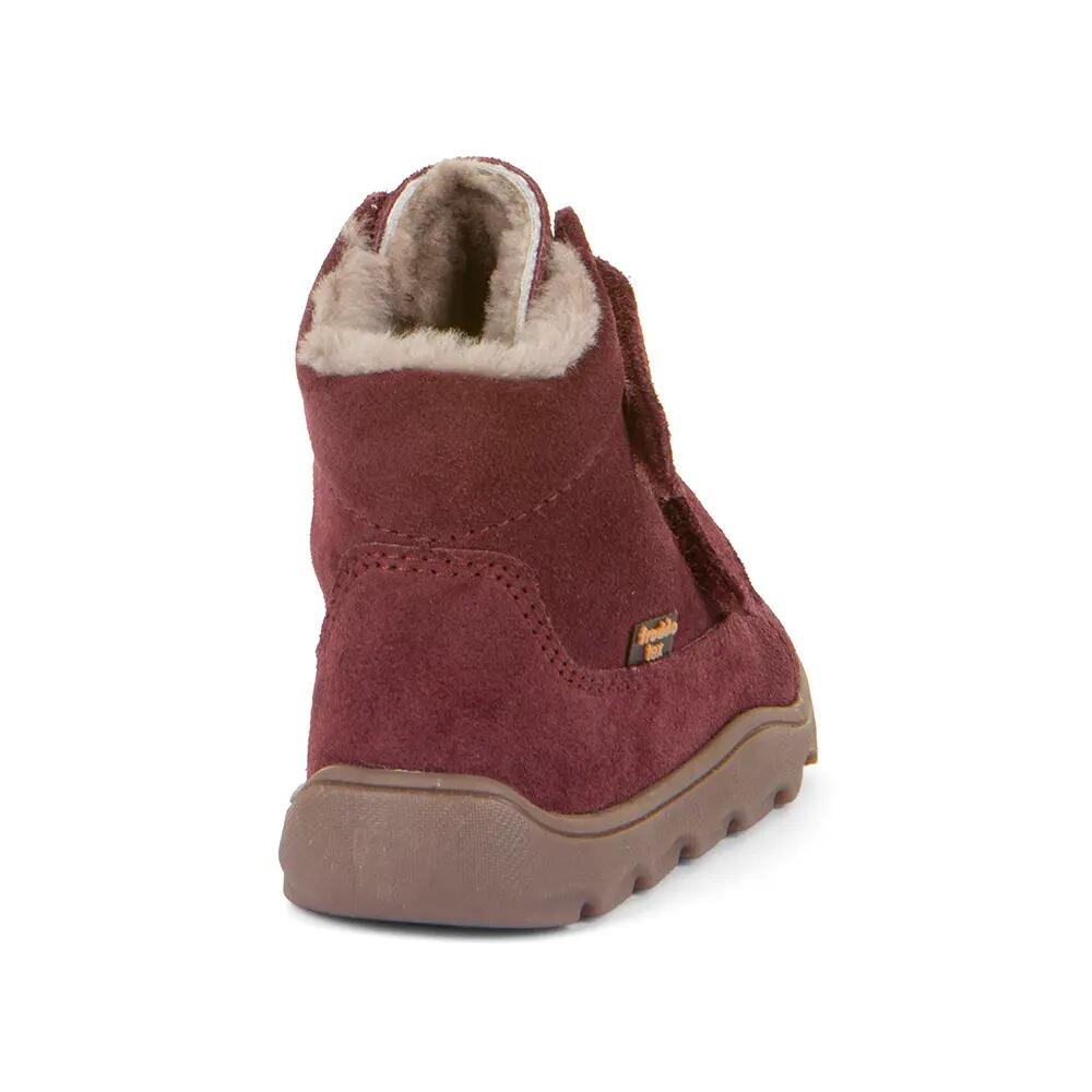 Dziecięce ocieplane buty barefoot Froddo Zeru Tex Furry czerwone 5/7
