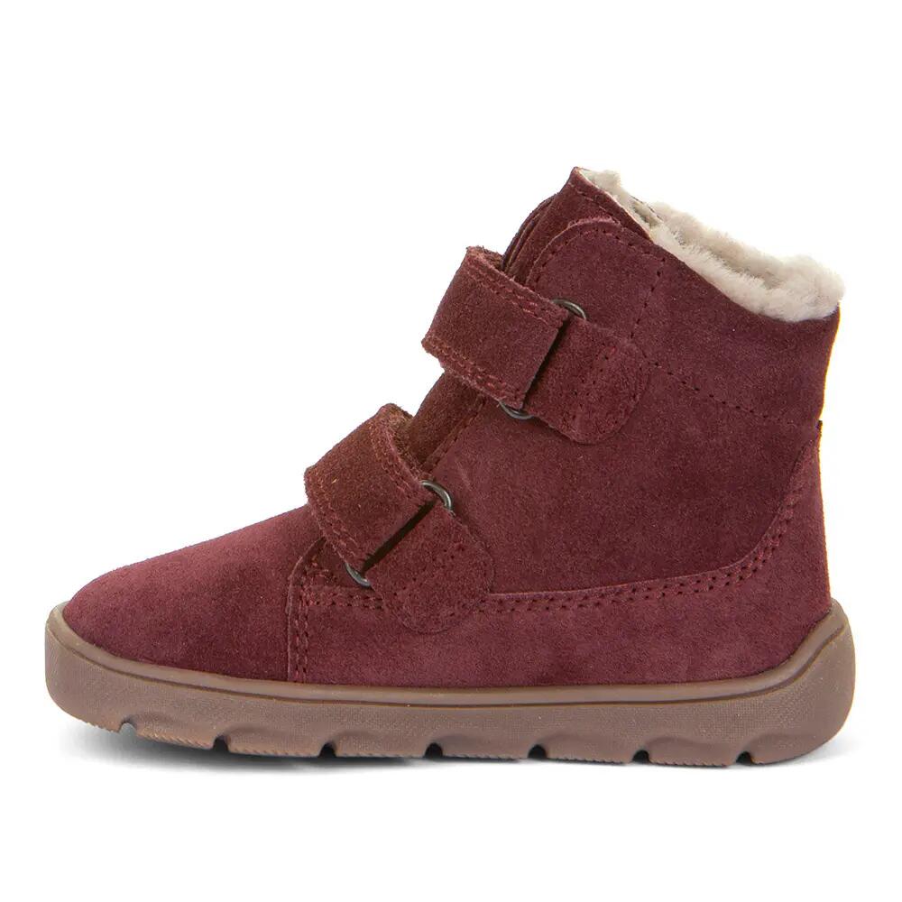 Dziecięce ocieplane buty barefoot Froddo Zeru Tex Furry czerwone 3/7