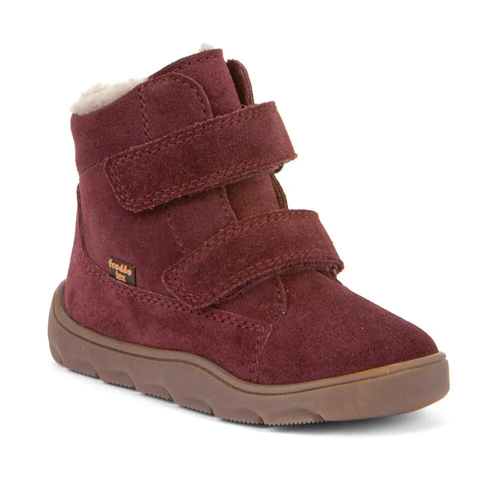 Dziecięce ocieplane buty barefoot Froddo Zeru Tex Furry czerwone 2/7