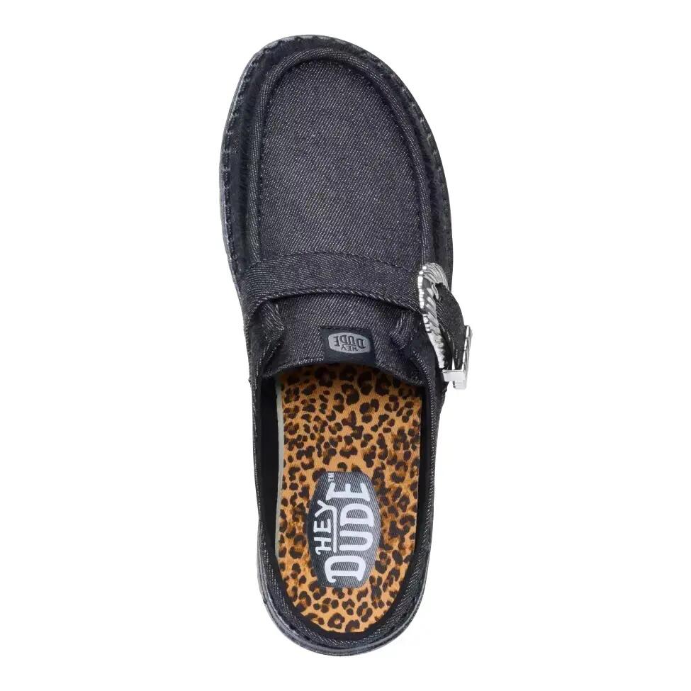 HeyDude Damskie Mokasyny Wendy Slip Buckle Denim 6/6