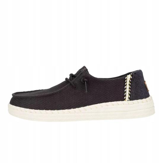 Hey Dude Modèle Wendy Espadrille Woven Couleur Noir