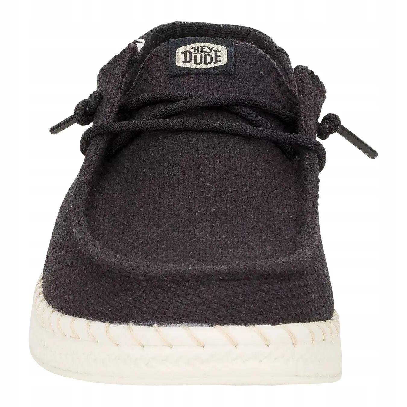 Hey Dude Modèle Wendy Espadrille Woven Couleur Noir 6/6