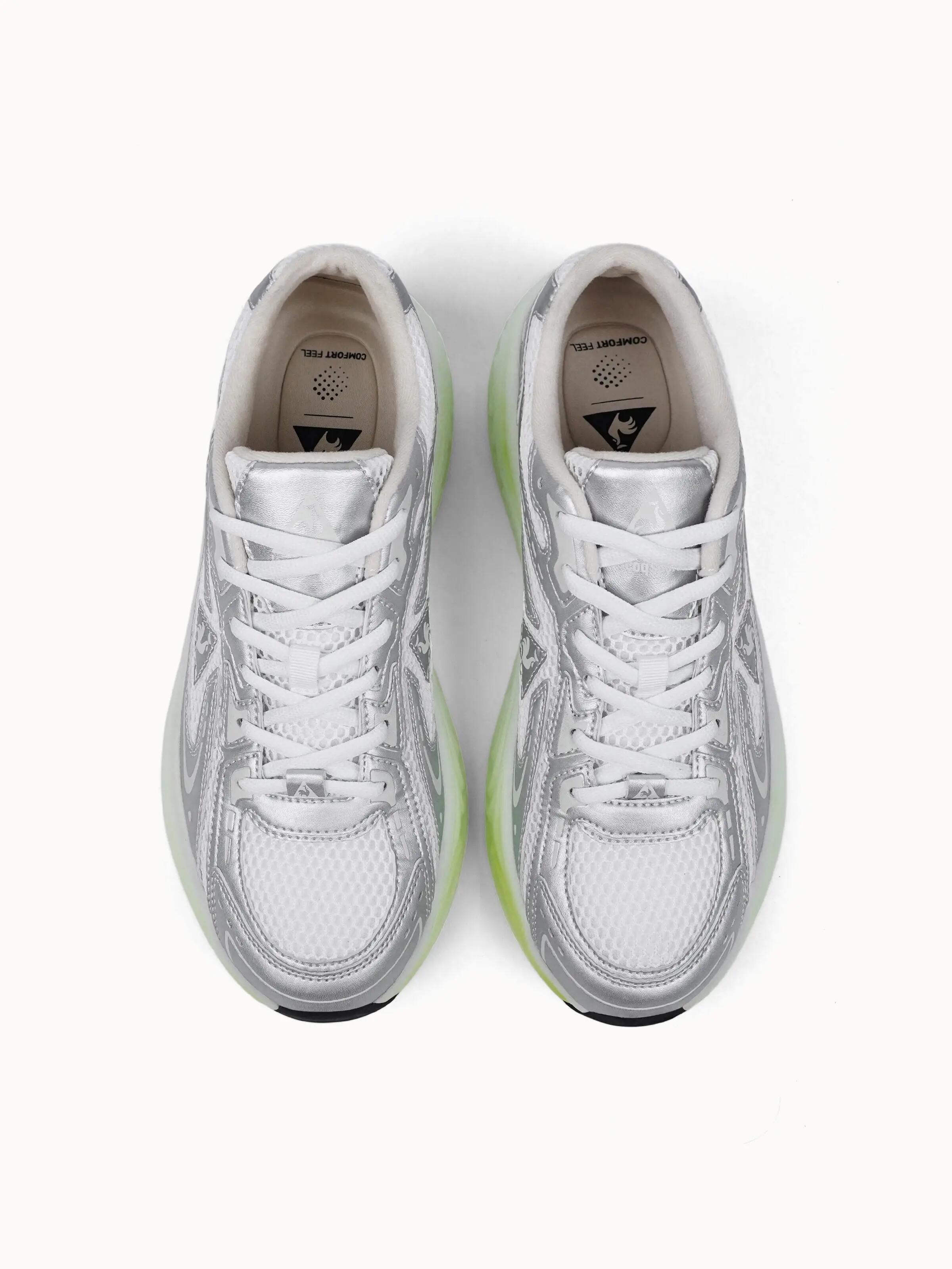 Sneakers running en mesh et cuir effet métallique Beast 4/7