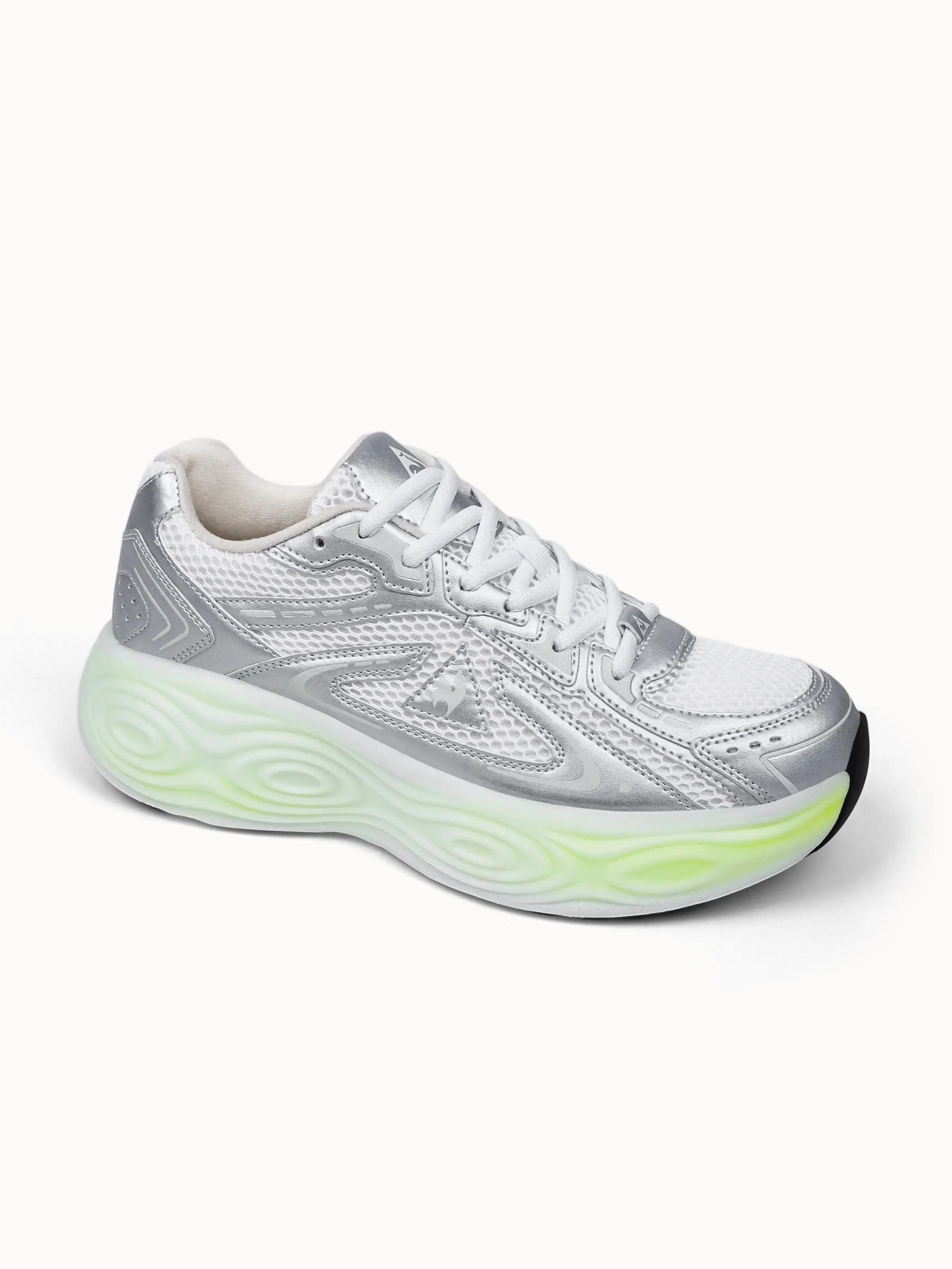 Sneakers running en mesh et cuir effet métallique Beast 2/7