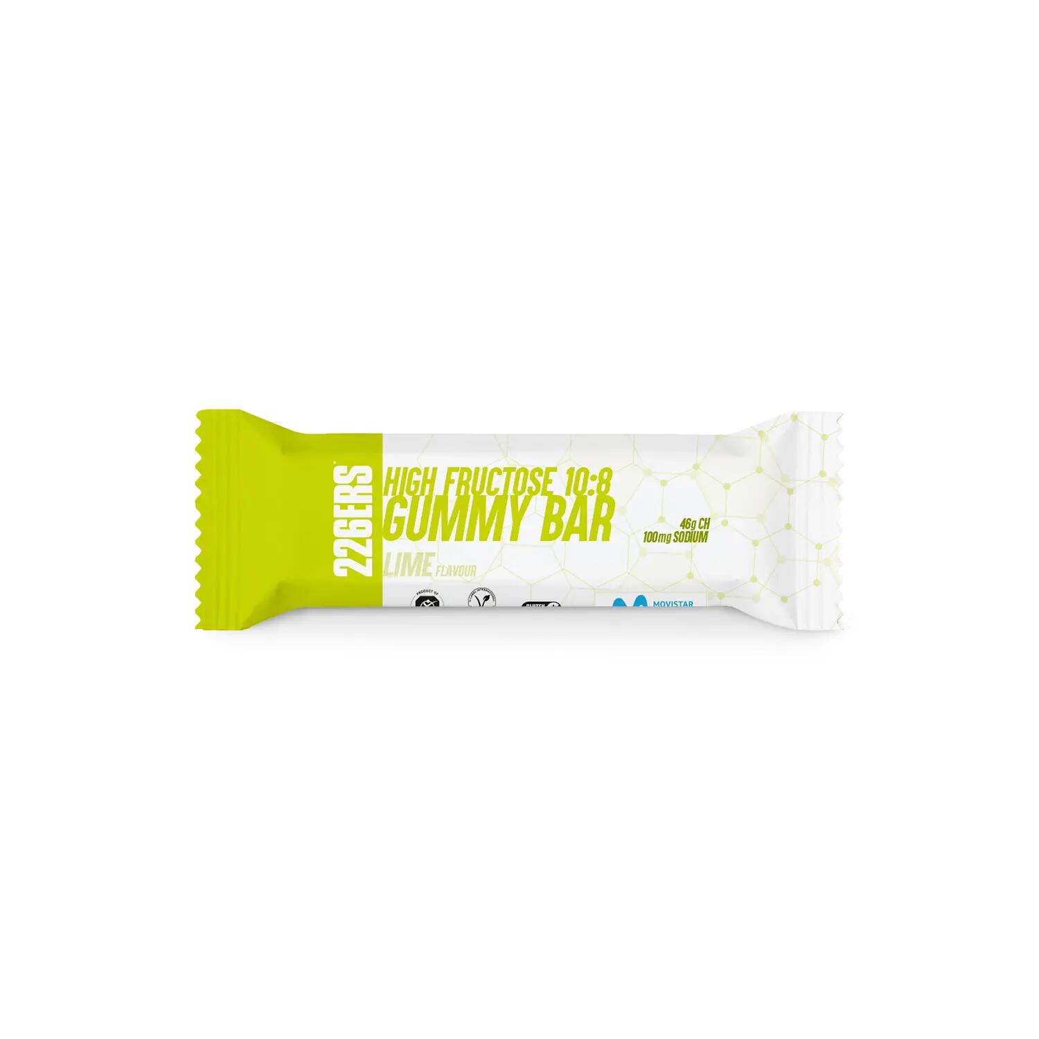 HIGH FRUCTOSE GUMMY BAR 60g LIME 1/7